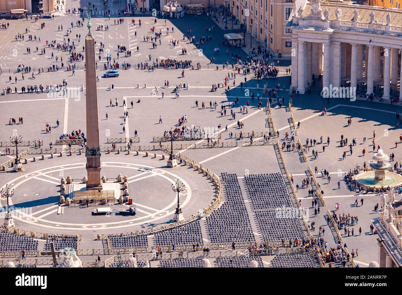Square rome aerial hi-res stock photography and images - Alamy