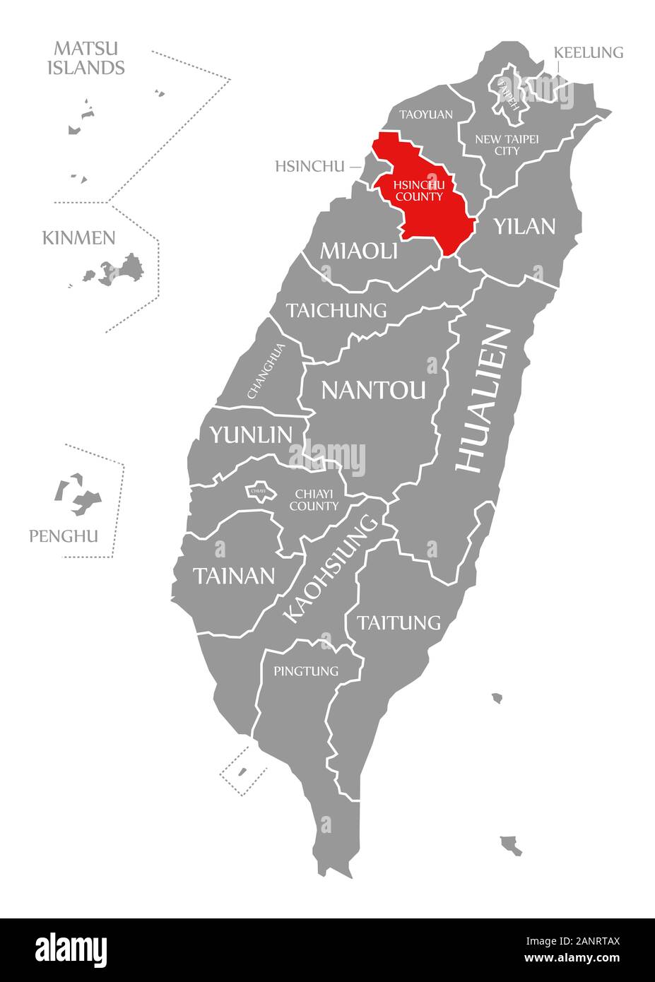 Hsinchu map hires stock photography and images Alamy