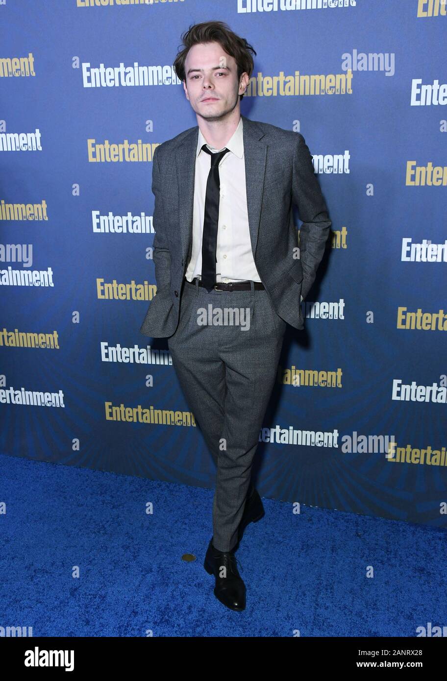 18January 2020 - West Hollywood, California - Charlie Heaton. Entertainment Weekly Pre-SAG Awards Celebration 2020 held at Chateau Marmont. (Credit Image: © Birdie Thompson/AdMedia via ZUMA Wire) Stock Photo