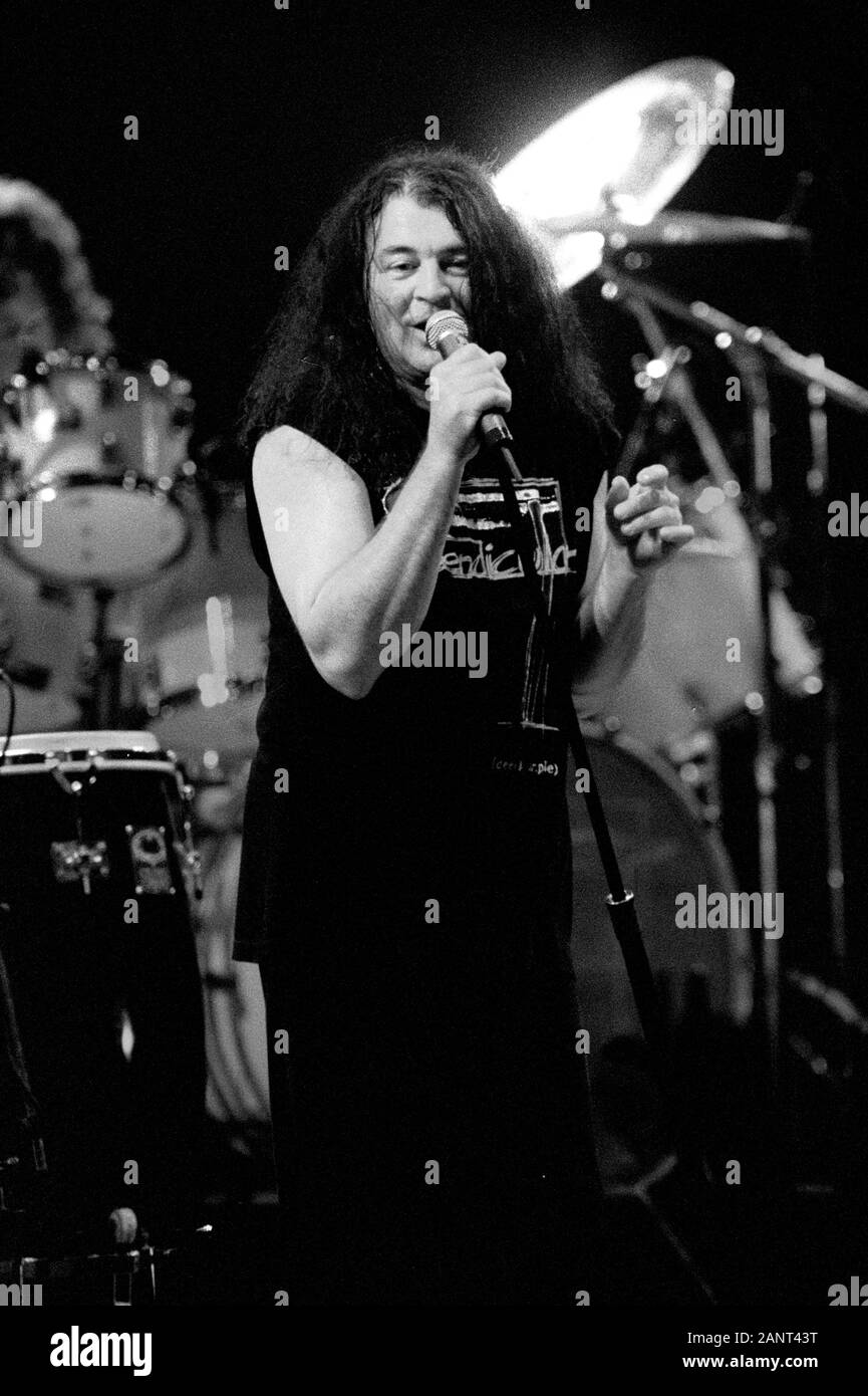 Milan Italy 08/06/1996 , Live concert of Deep Purple at the Palatrussardi :  Ian Gillan Stock Photo