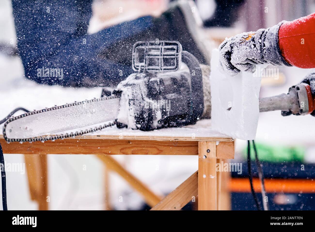 Ice Carving Tools High Resolution Stock Photography and Images Alamy