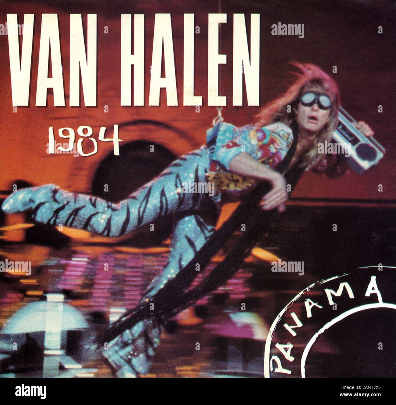 Van Halen - Panama - Classic vintage vinyl album Stock Photo - Alamy