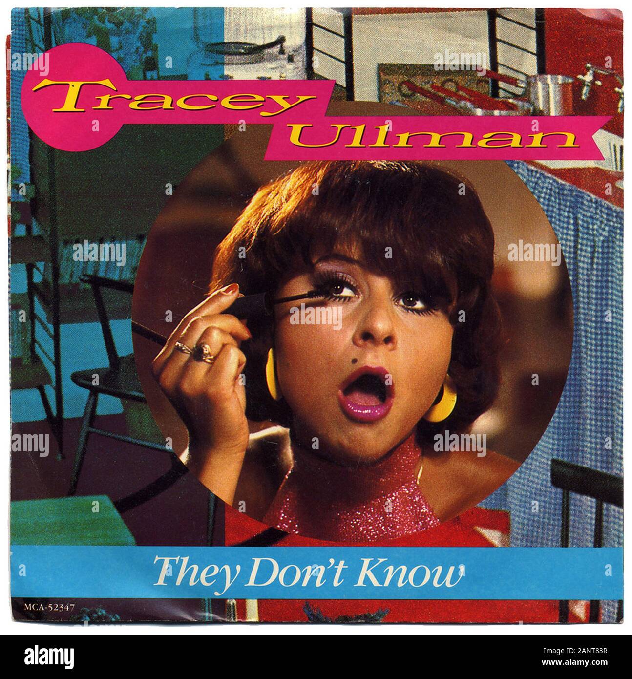 Tracey Ullman They Don’t Know Classic vintage vinyl album Stock