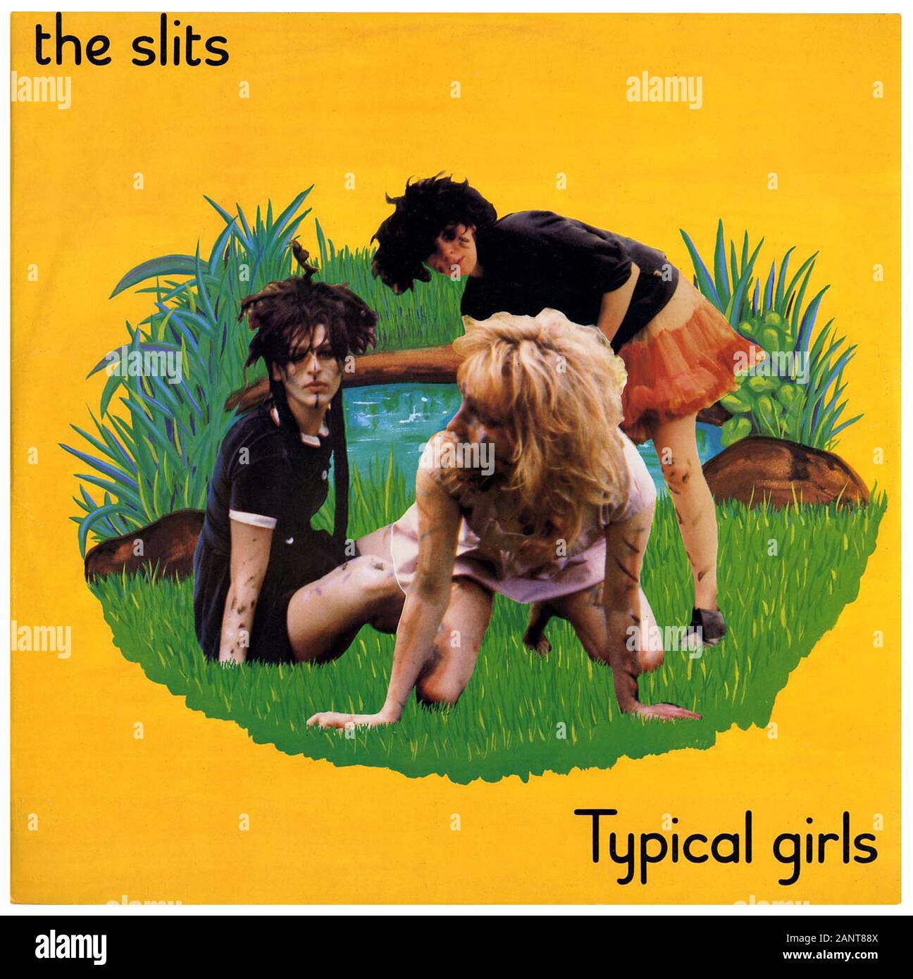 The Slits Typical Girls Classic vintage vinyl album Stock Photo Alamy