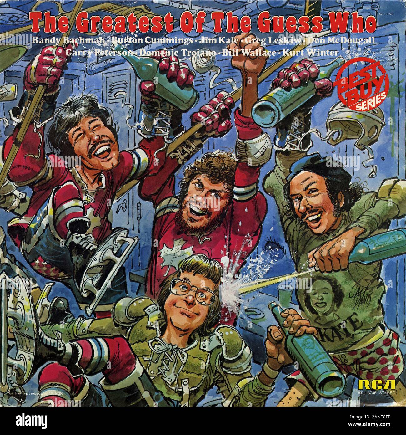 The Greatest Of The Guess Who Classic vintage vinyl album Stock Photo