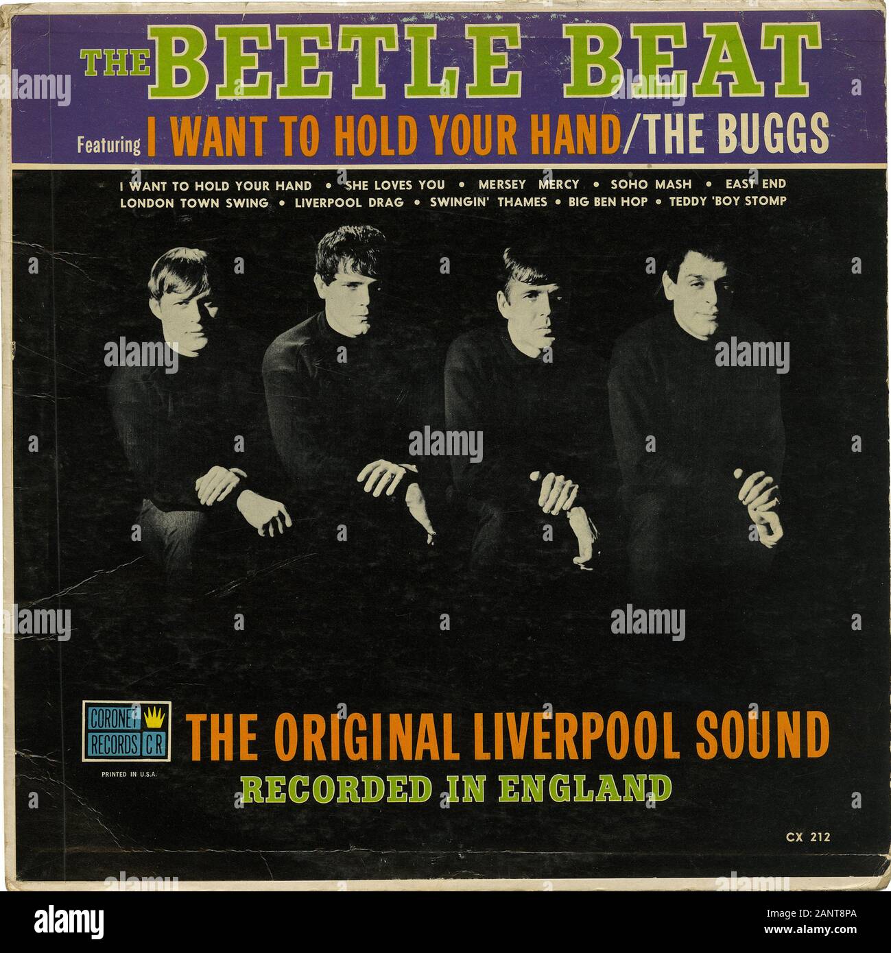 The Beetle Beat - Classic vintage vinyl album Stock Photo - Alamy