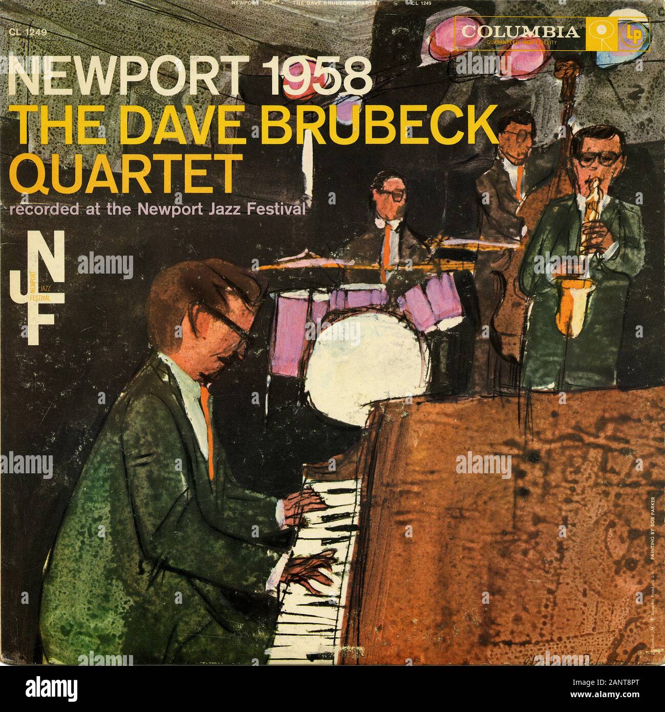 The Dave Brubeck Quartet Classic vintage vinyl album Stock Photo