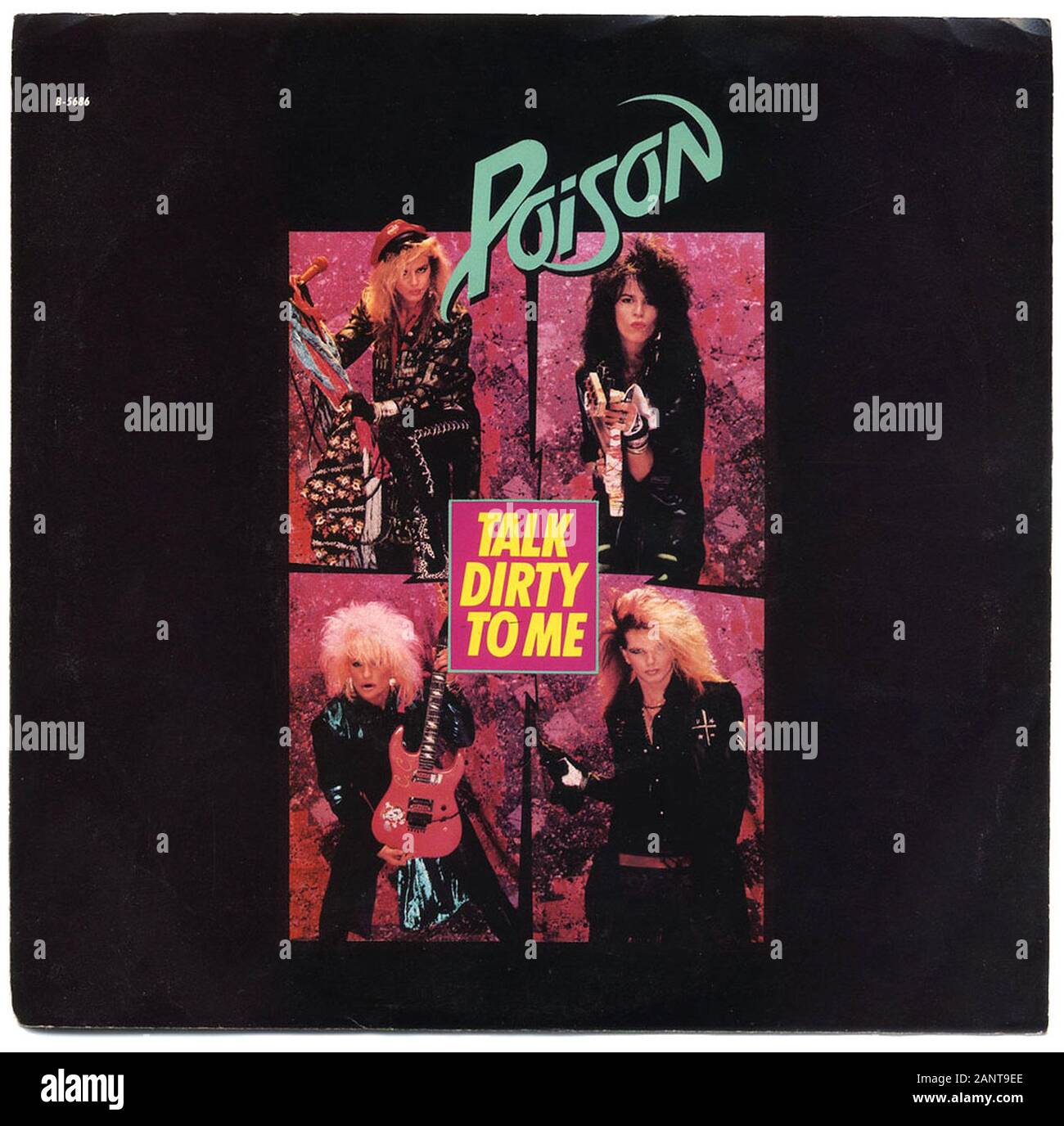 Poison - Talk Dirty To Me - Classic vintage vinyl album Stock Photo - Alamy