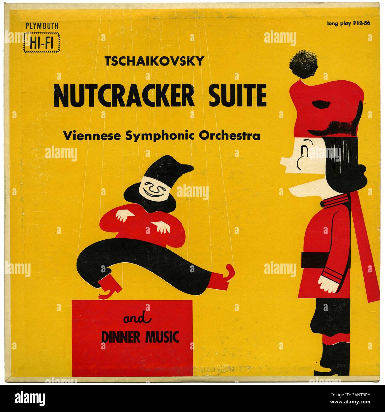 Nutcracker Suite and Dinner Music Classic vintage vinyl album Stock