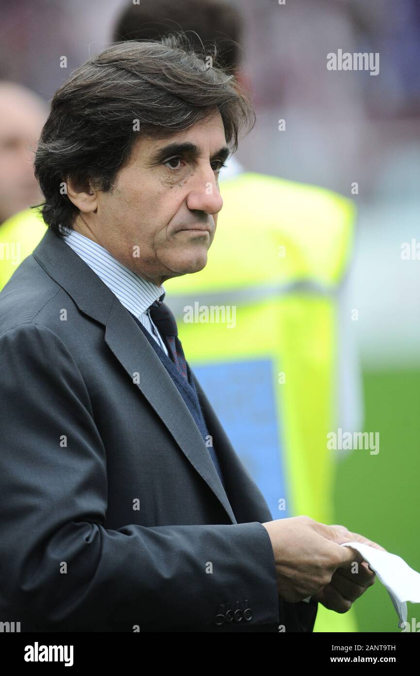 Urbano Cairo President of Torino FC looks on during Serie A 2023 24  football match between