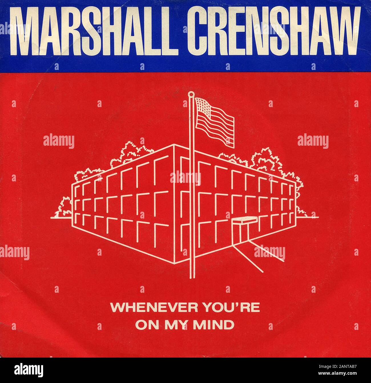 Marshall Crenshaw - Whenever You’re On My Mind - Classic vintage vinyl album Stock Photo