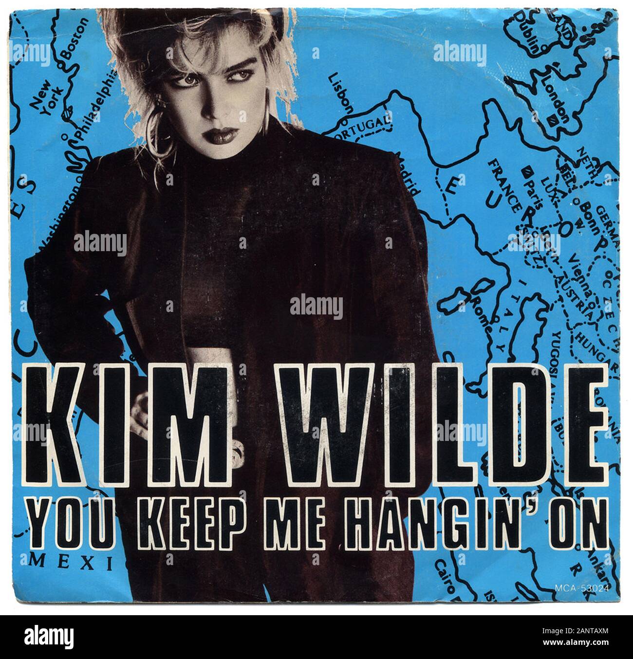 Kim Wilde - You Keep Me Hangin' On - Classic vintage vinyl album Stock  Photo - Alamy