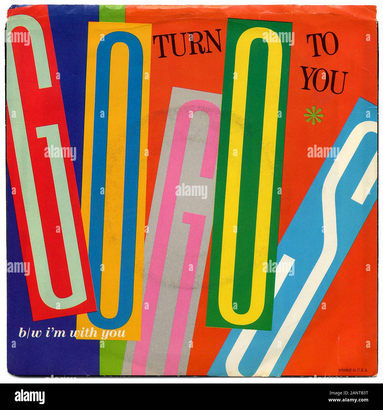 Go-Go's - Turn To You - Classic vintage vinyl album Stock Photo