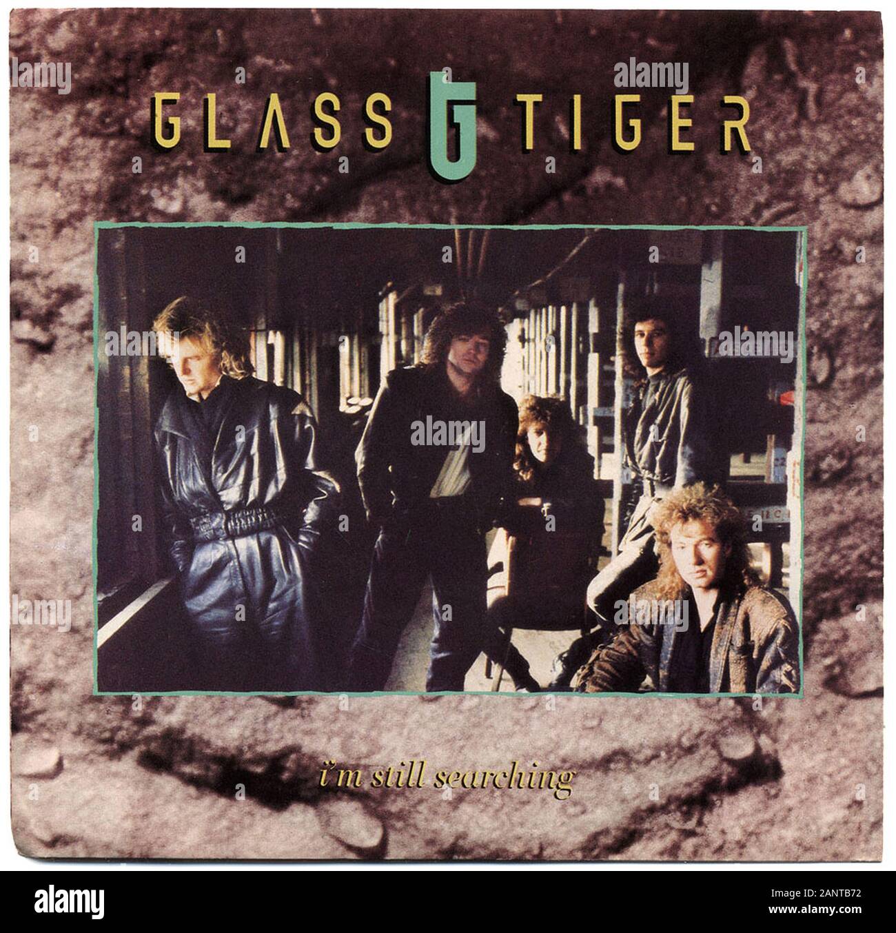 Glass Tiger - Still Searching - Classic vintage vinyl album Stock Photo