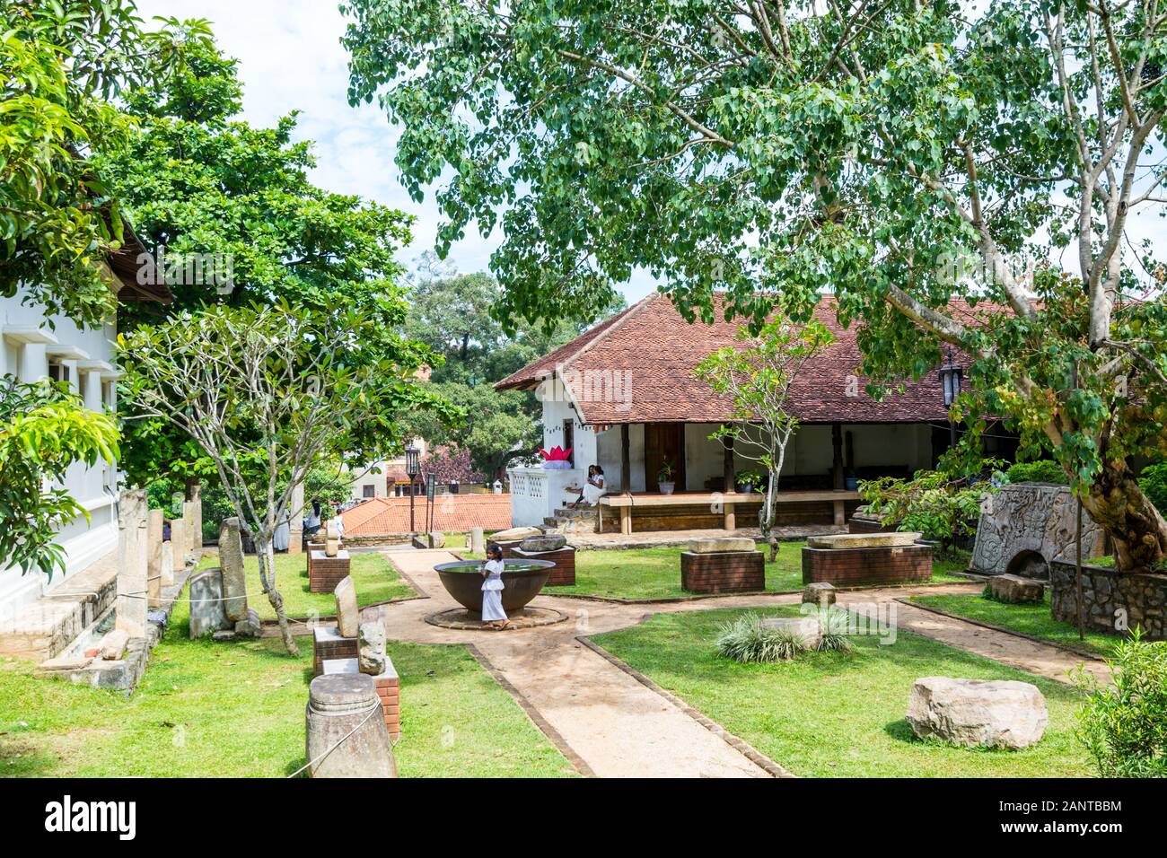 Buildings inside of the complex of Sri Dalada Maligawa or the Temple of ...