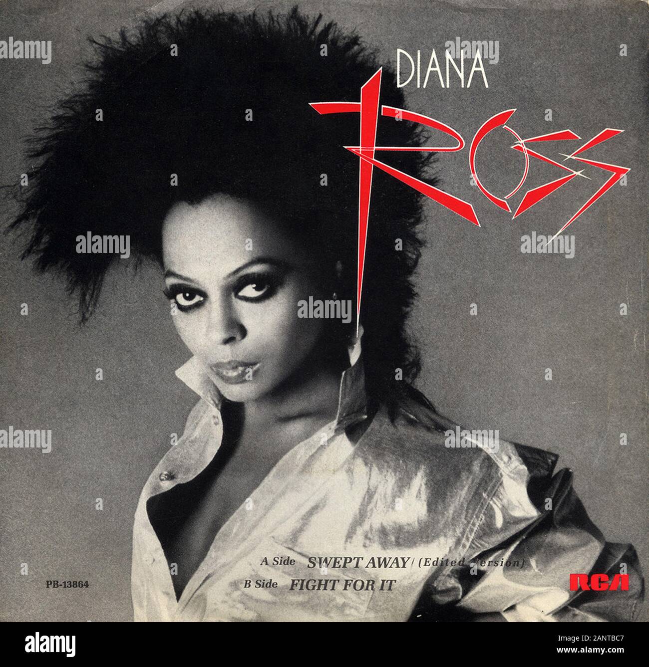 Diana Ross - Swept Away - Classic vintage vinyl album Stock Photo