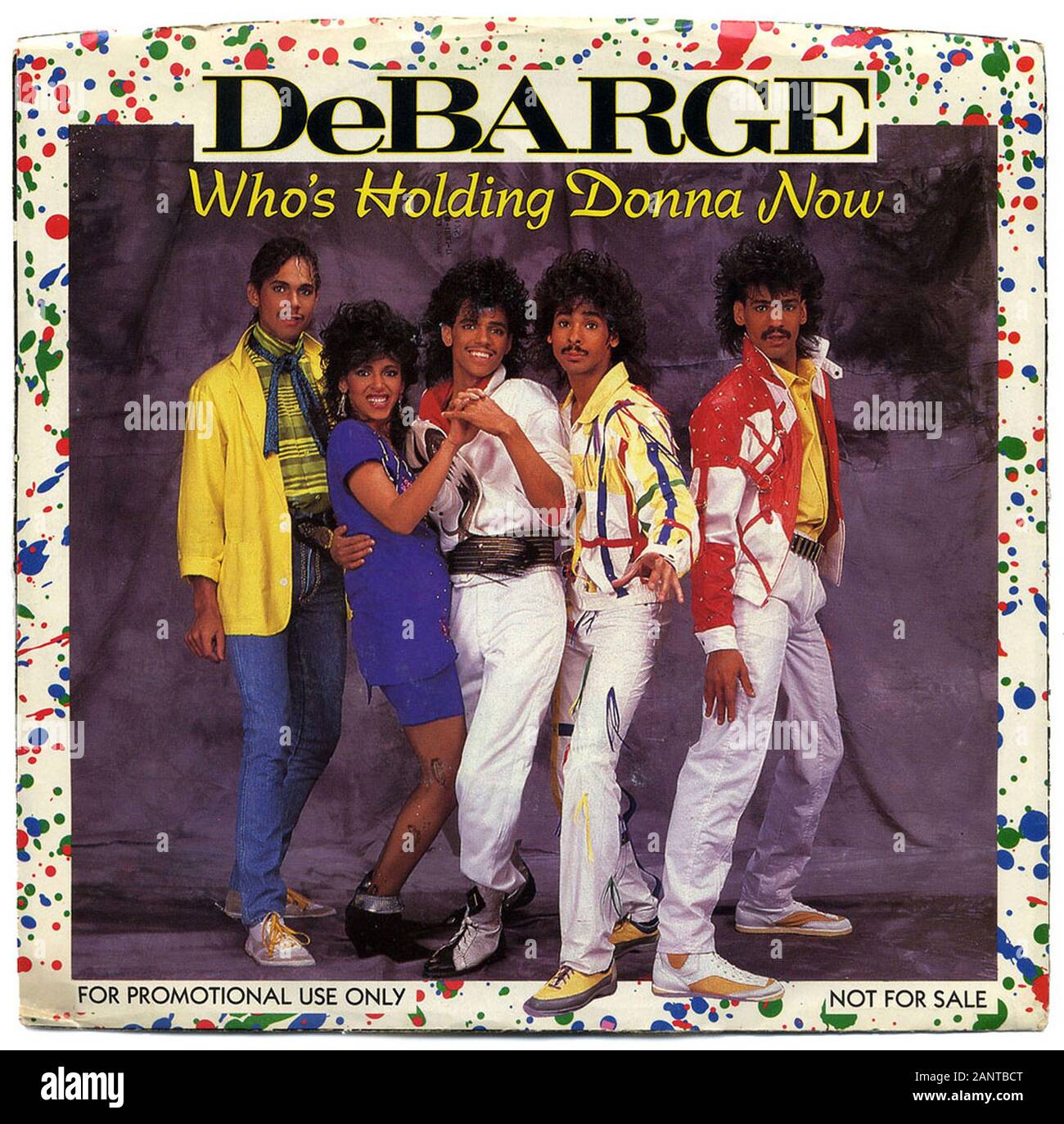 DeBarge - Who’s Holding Donna Now - Classic vintage vinyl album Stock Photo