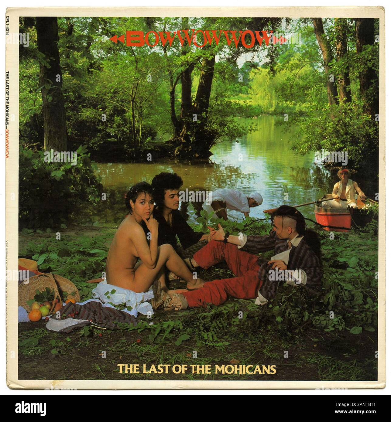 Bow Wow Wow - The Last Of The Mohicans - Classic vintage vinyl album Stock Photo