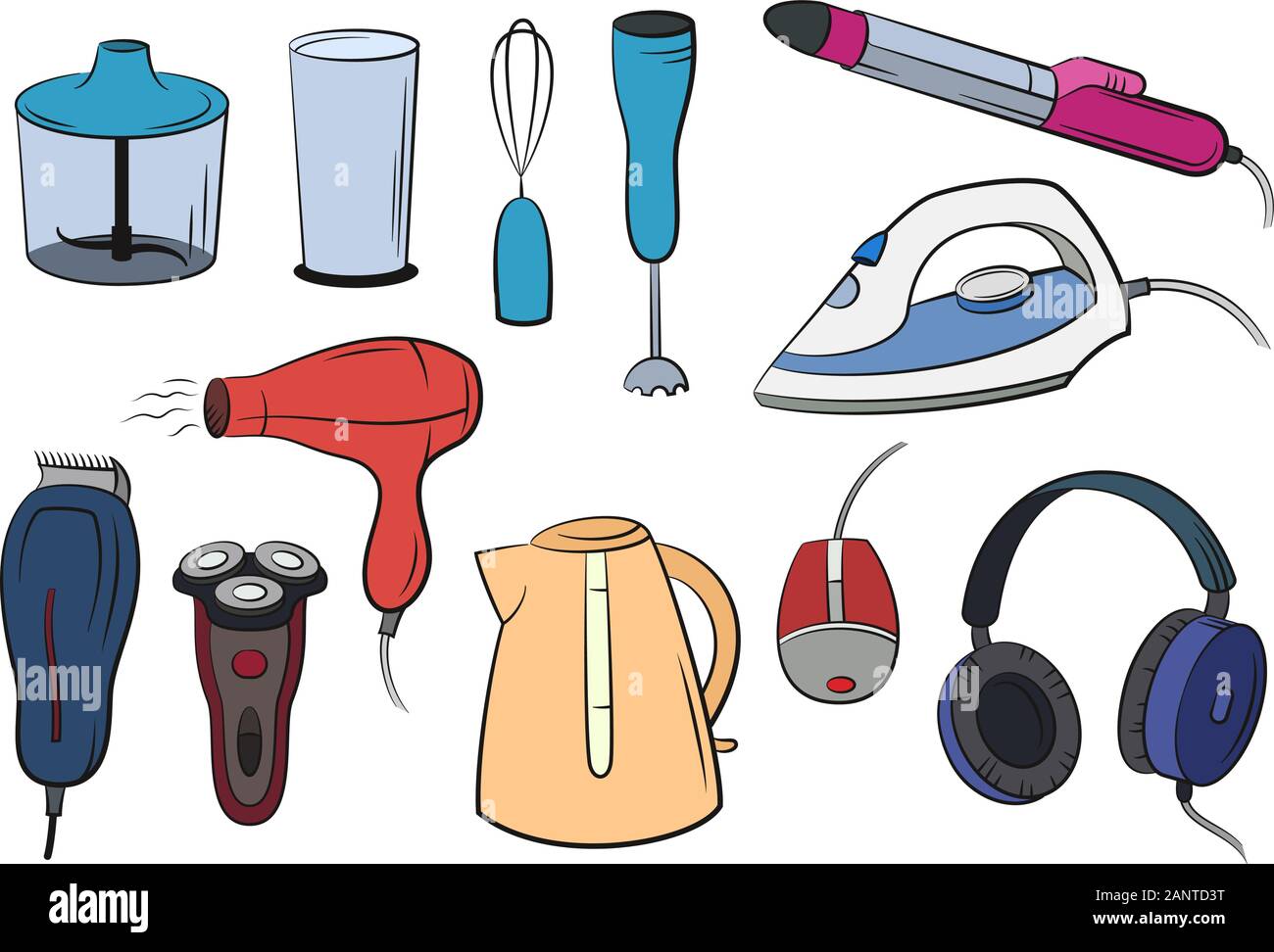 Set of Technical Equipment Stock Vector Image & Art Alamy