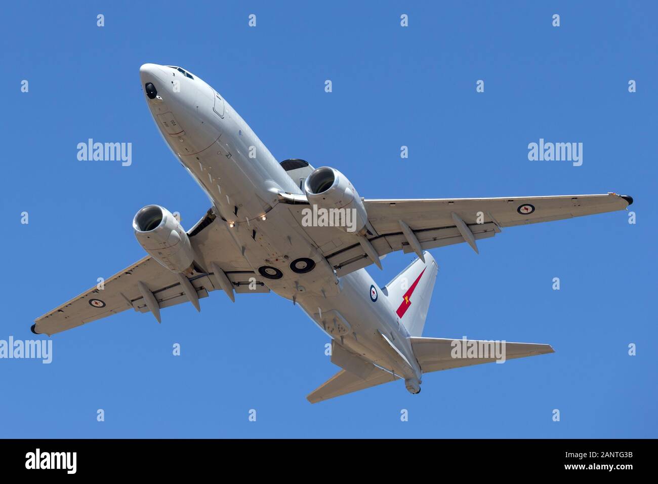 Royal Australian Air Force (RAAF) Boeing E-7A Wedgetail A30-004 AEW&C  twin-engine airborne early warning and control aircraft Stock Photo - Alamy