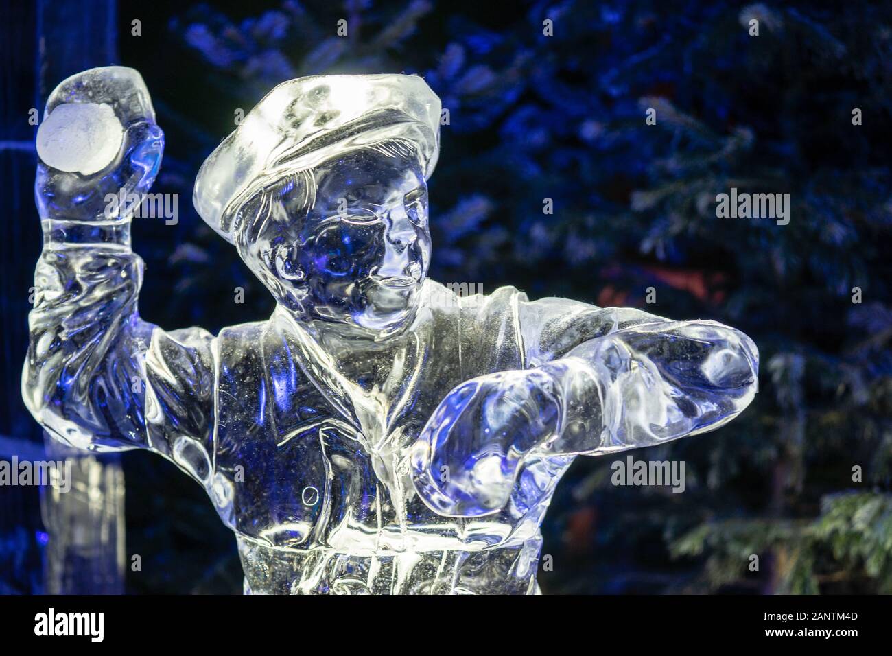 Hyde Park, London, UK 5th January, 2020. The Magical Ice Kingdom. A