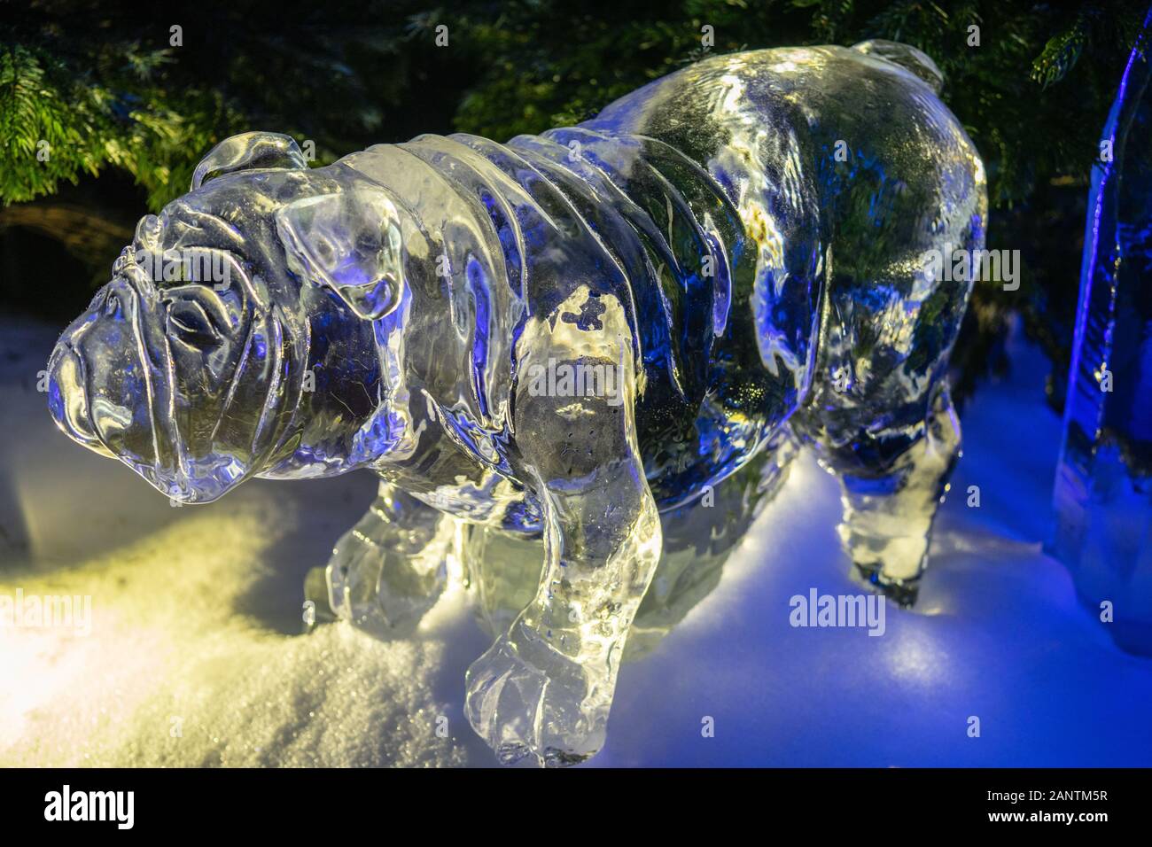 Hyde Park, London, UK 5th January, 2020. The Magical Ice Kingdom. A