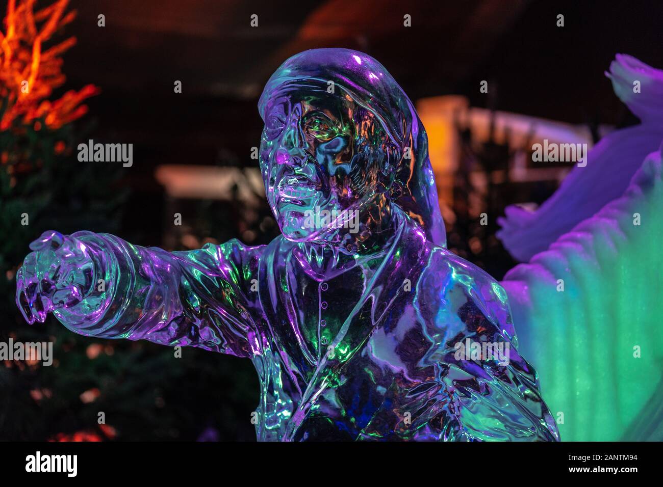 Hyde Park, London, UK 5th January, 2020. The Magical Ice Kingdom. A