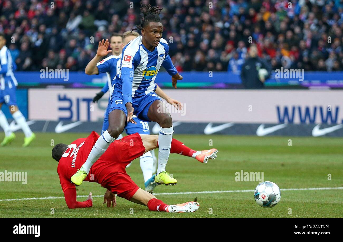 Hertha bayern 2020,Berlin Germany 19th Jan 2020 Football Bundesliga Hertha Bsc Bayern Munich 18th Matchday Olympic Stadium Berlin S