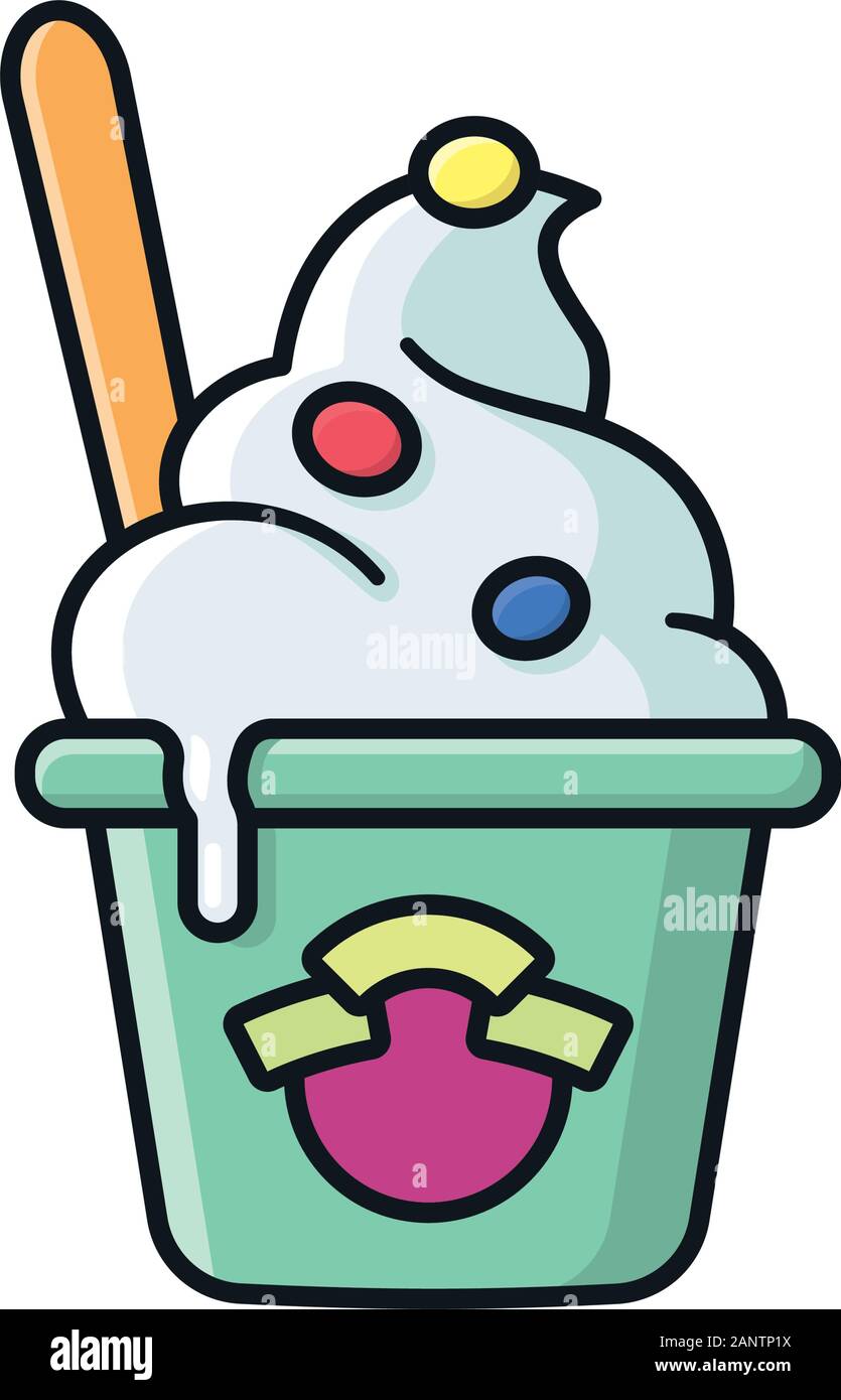 Frozen Yogurt Drawing