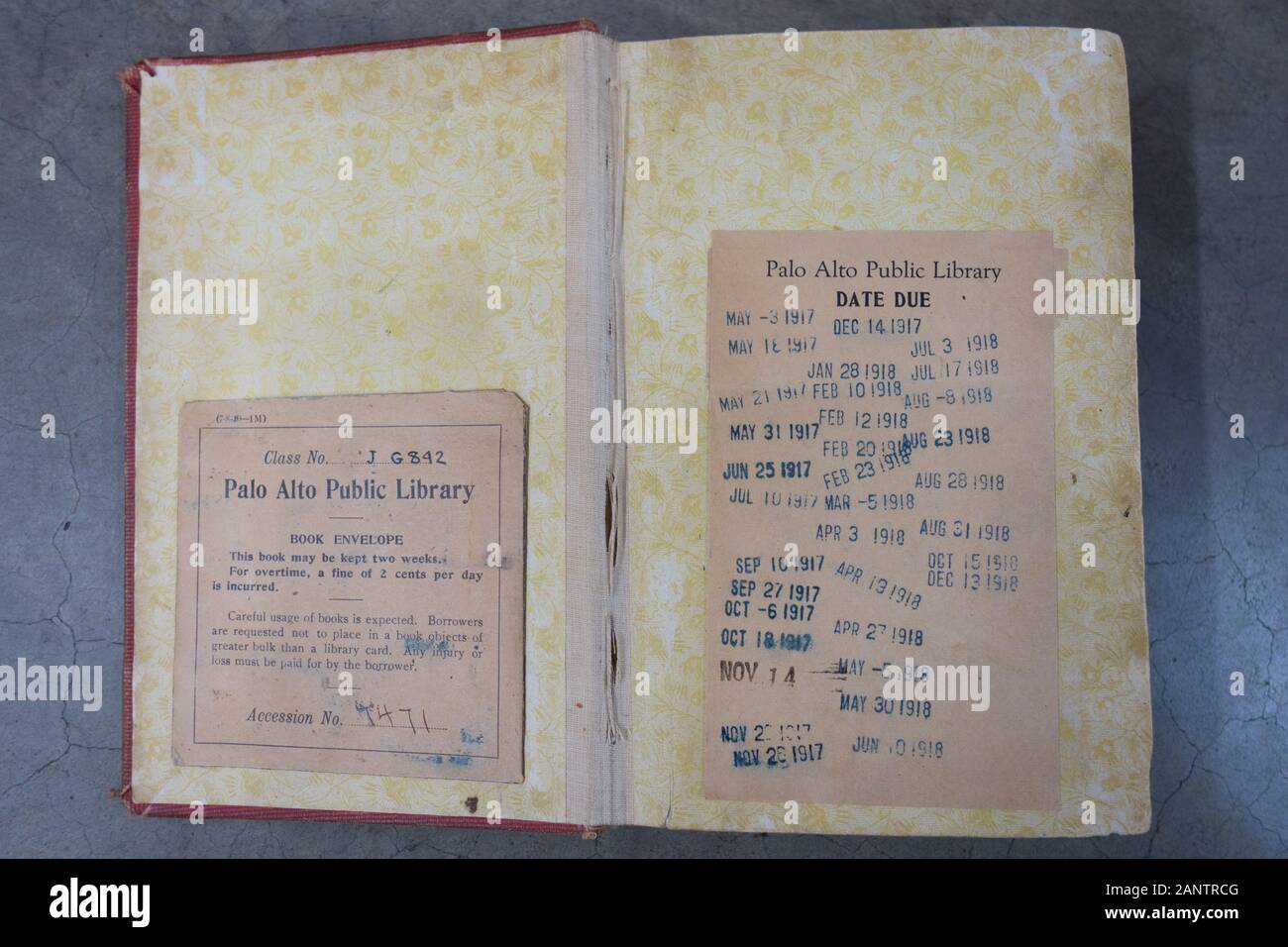 Library book [date stamp] hires stock photography and images Alamy