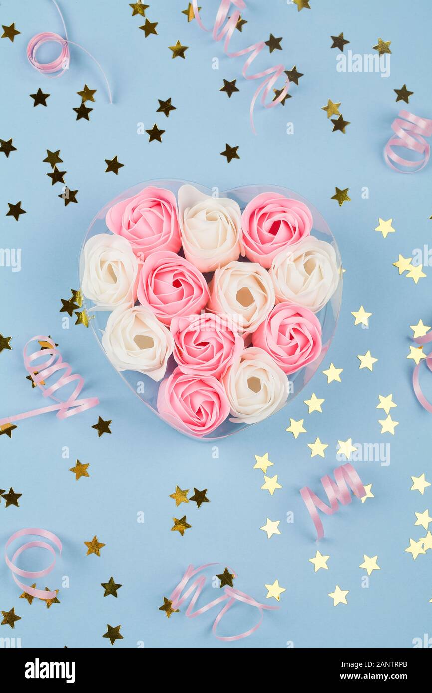 Blue Background Small White Stars High Resolution Stock Photography And Images Alamy