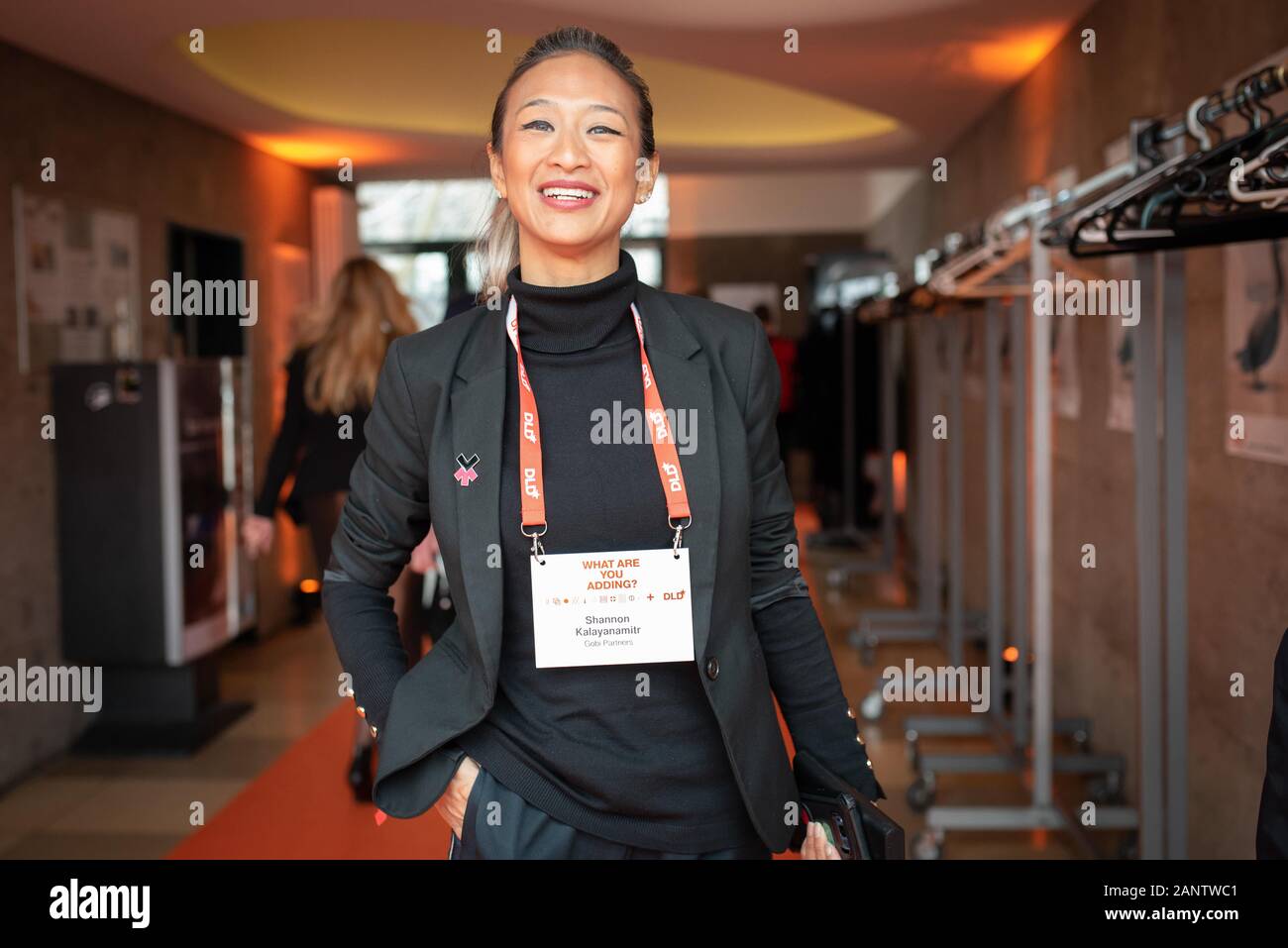 Munich, Germany. 19th Jan, 2020. Shannon Kalayanamitr(GOBI PARTNERS) poses for a picture at DLD Munich Conference 2020, Europe's big innovation conference, Alte Kongresshalle, Munich, January 18- 20, 2020 Picture Alliance for DLD/Hubert Burda Media | usage worldwide Credit: dpa/Alamy Live News Stock Photo