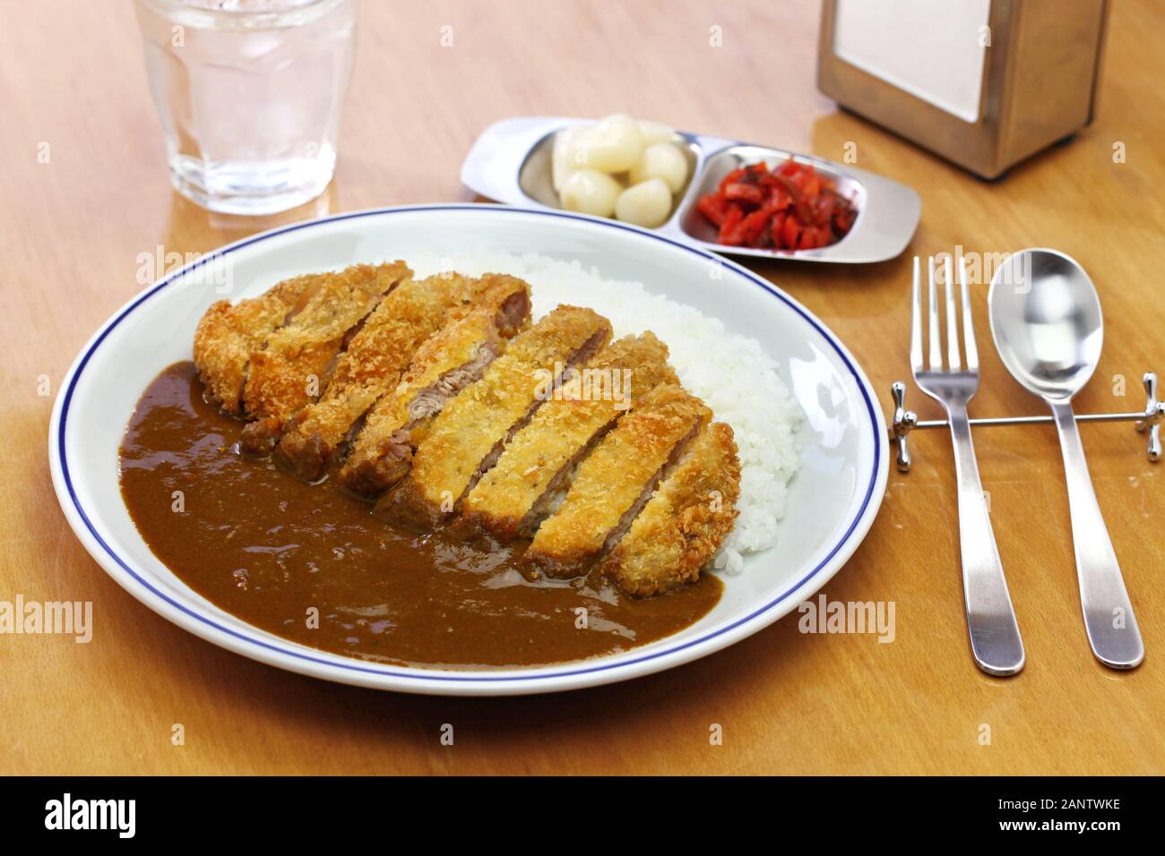 japanese katsu curry, japanese curry with pork cutlet Stock Photo Alamy