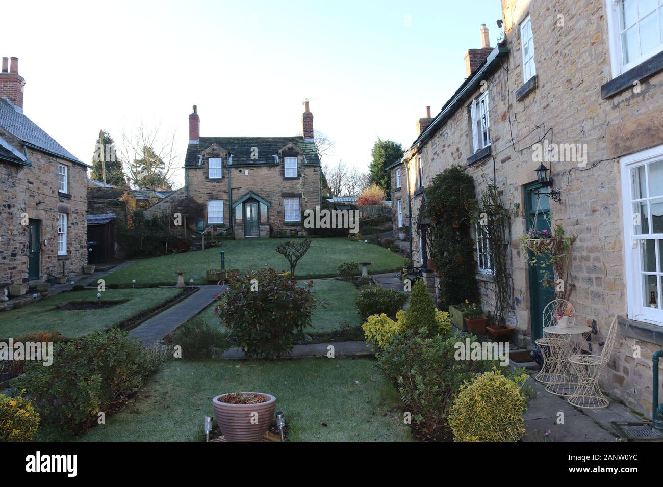 Paradise Square a group of old cottages with Beautiful gardens