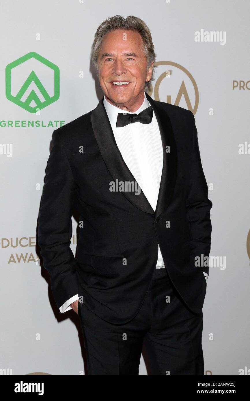 Los Angeles, USA. 18th Jan, 2020. LOS ANGELES - JAN 18: Don Johnson at the 2020 Producer Guild Awards at the Hollywood Palladium on January 18, 2020 in Los Angeles, CA at arrivals for 31st Annual Producers Guild Awards, Hollywood Palladium, Los Angeles, CA January 18, 2020. Credit: Priscilla Grant/Everett Collection/Alamy Live News Stock Photo