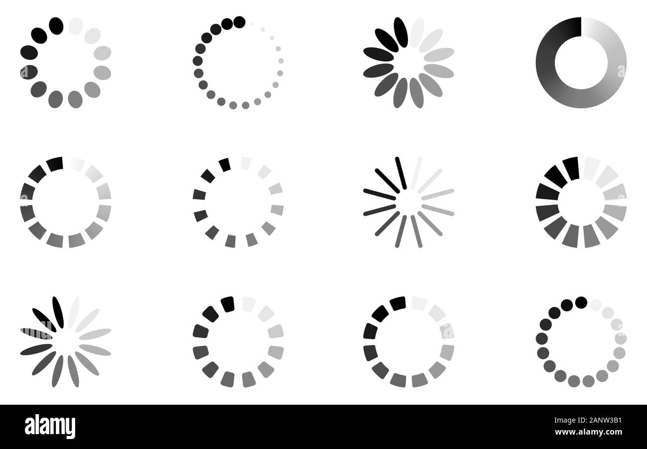 Loading symbols hi-res stock photography and images - Alamy