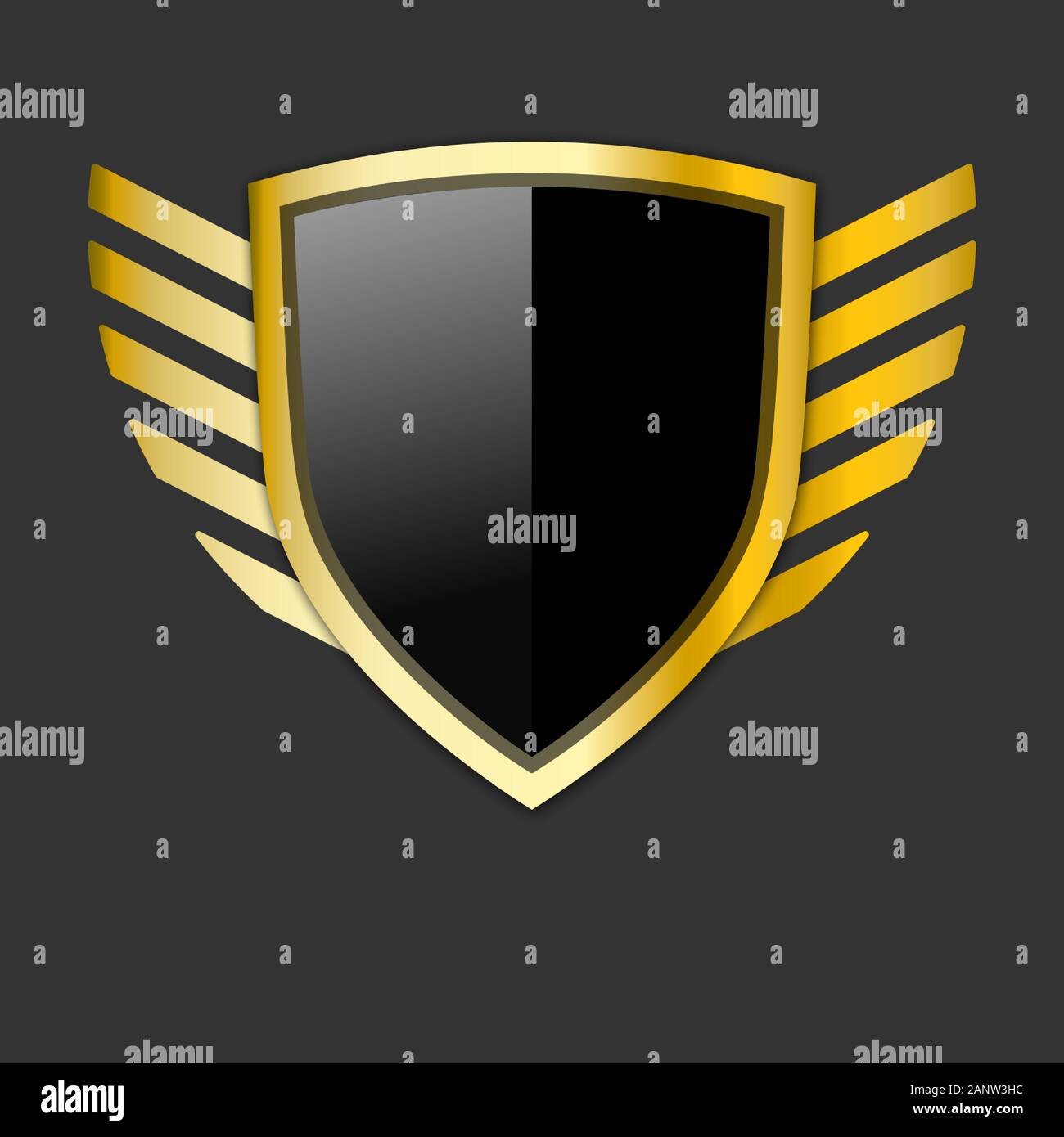 yellow shield car logo