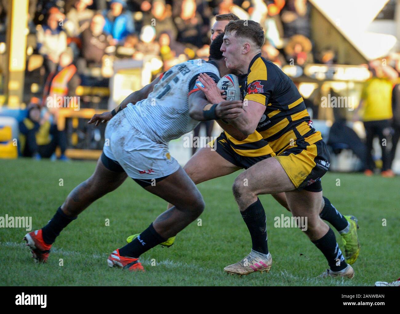 General view of Wheldon Road Stadium, also know as The Jungle, home of Castleford  Tigers Stock Photo - Alamy