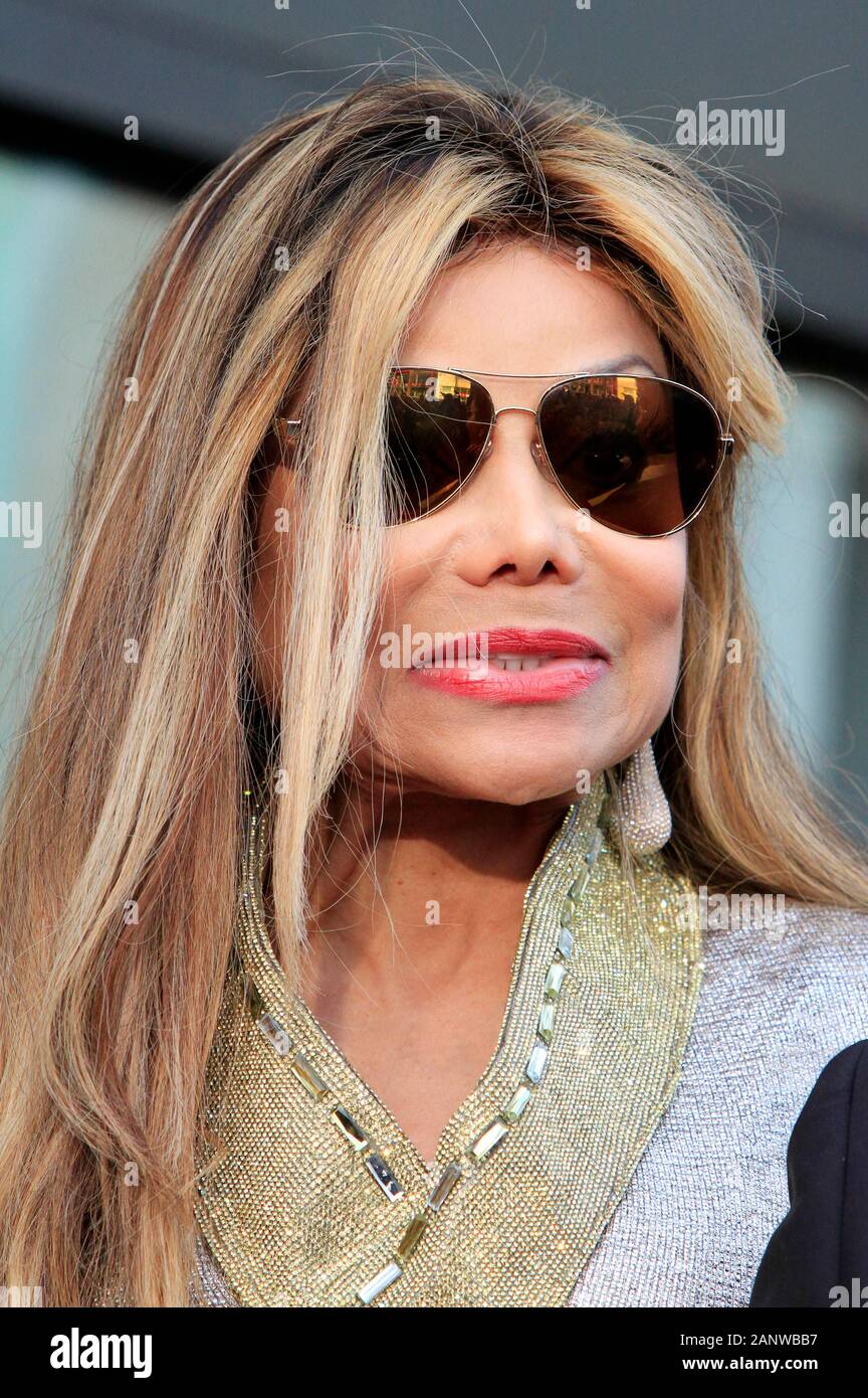 La Toya Jackson at the award ceremony for Andy Madadian on the ...