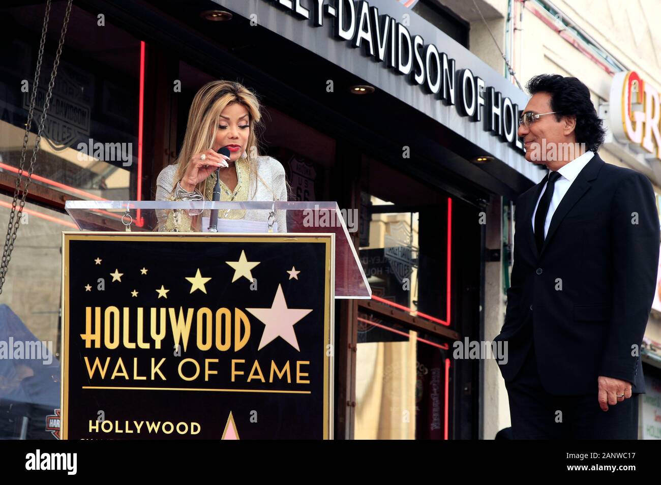 Los Angeles, USA. 17th Jan, 2020. La Toya Jackson and Andy Madadian at ...
