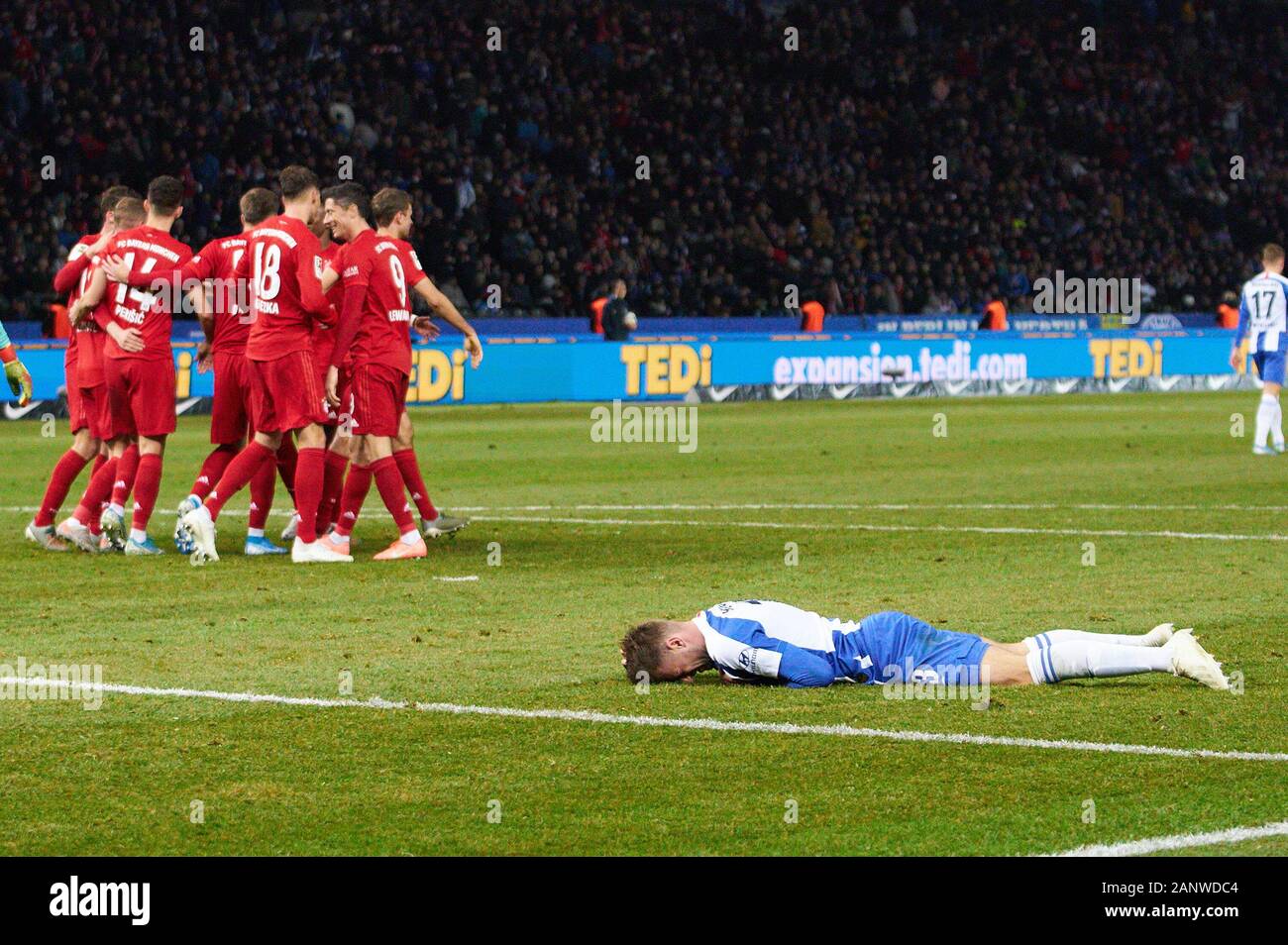 Football Berlin Munich Berlin Jan 19 2020 Hertha Bsc Berlin Fc Bayern Munich Dfl Regulations Prohibit Football Berlin Munich Berlin Jan 19 2020 Hertha Bsc Berlin Fc Bayern Munich Dfl Regulations Prohibit