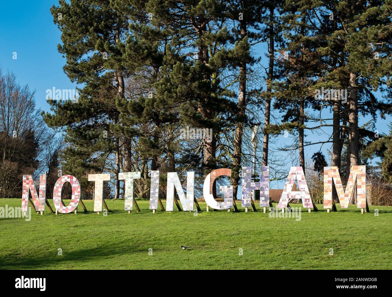 Welcome Sign At The University Of Nottingham Stock Photo Alamy