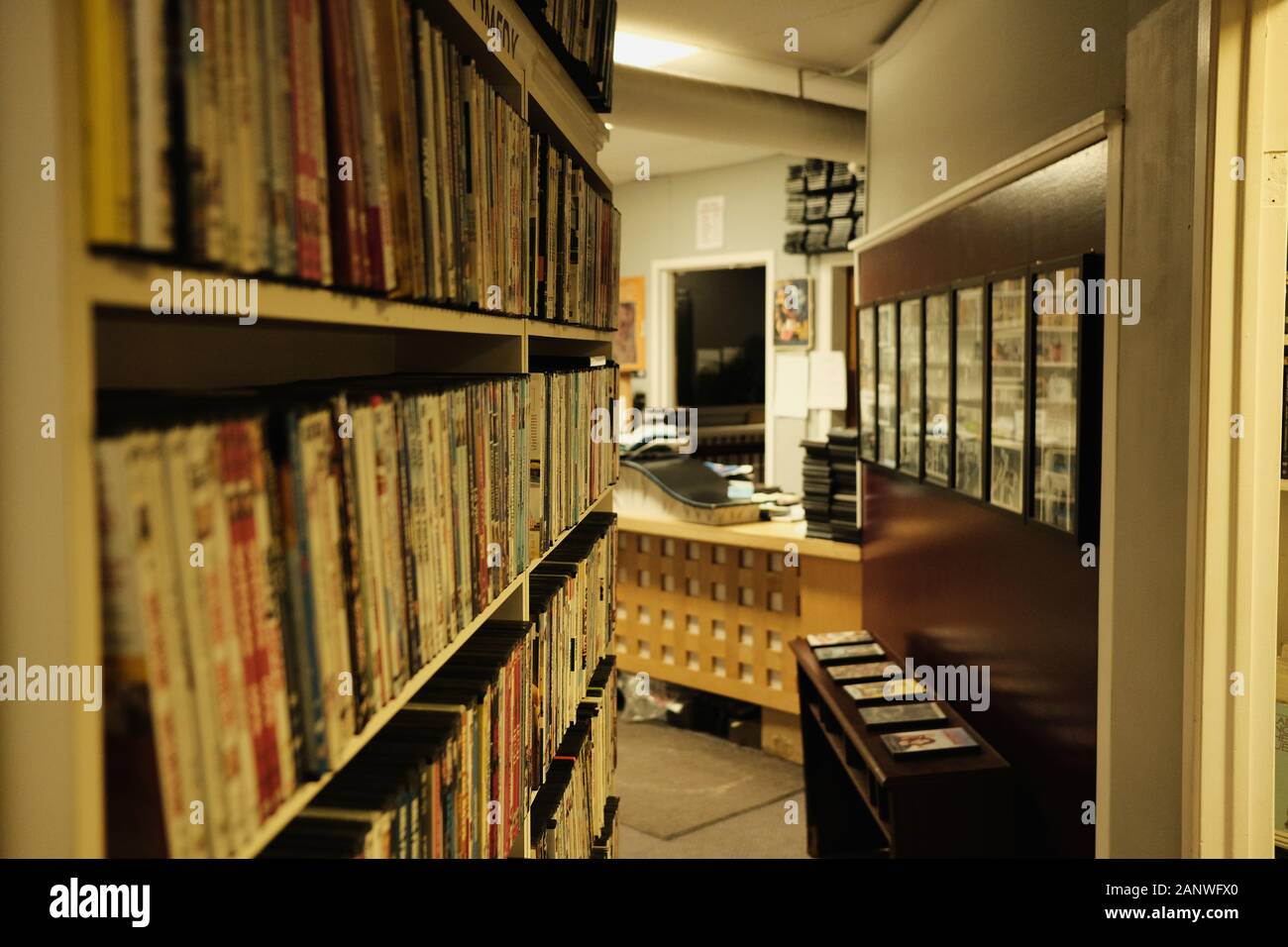 Video rental shop hires stock photography and images Alamy