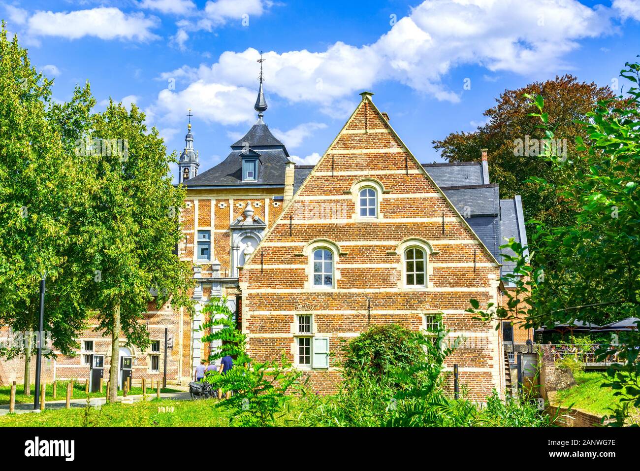 Leuven Louvain, Park Abbey,in Belgium Stock Photo