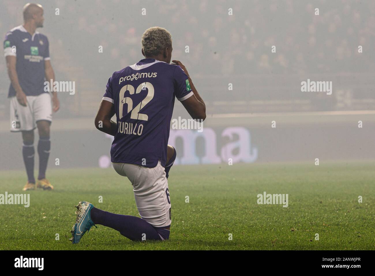 BRUSSELS, BELGIUM - DECEMBER 11: Michael Murillo of RSC Anderlecht during  the Pro League match between RSC Anderlecht and KRC Genk at Lotto Park on  de Stock Photo - Alamy