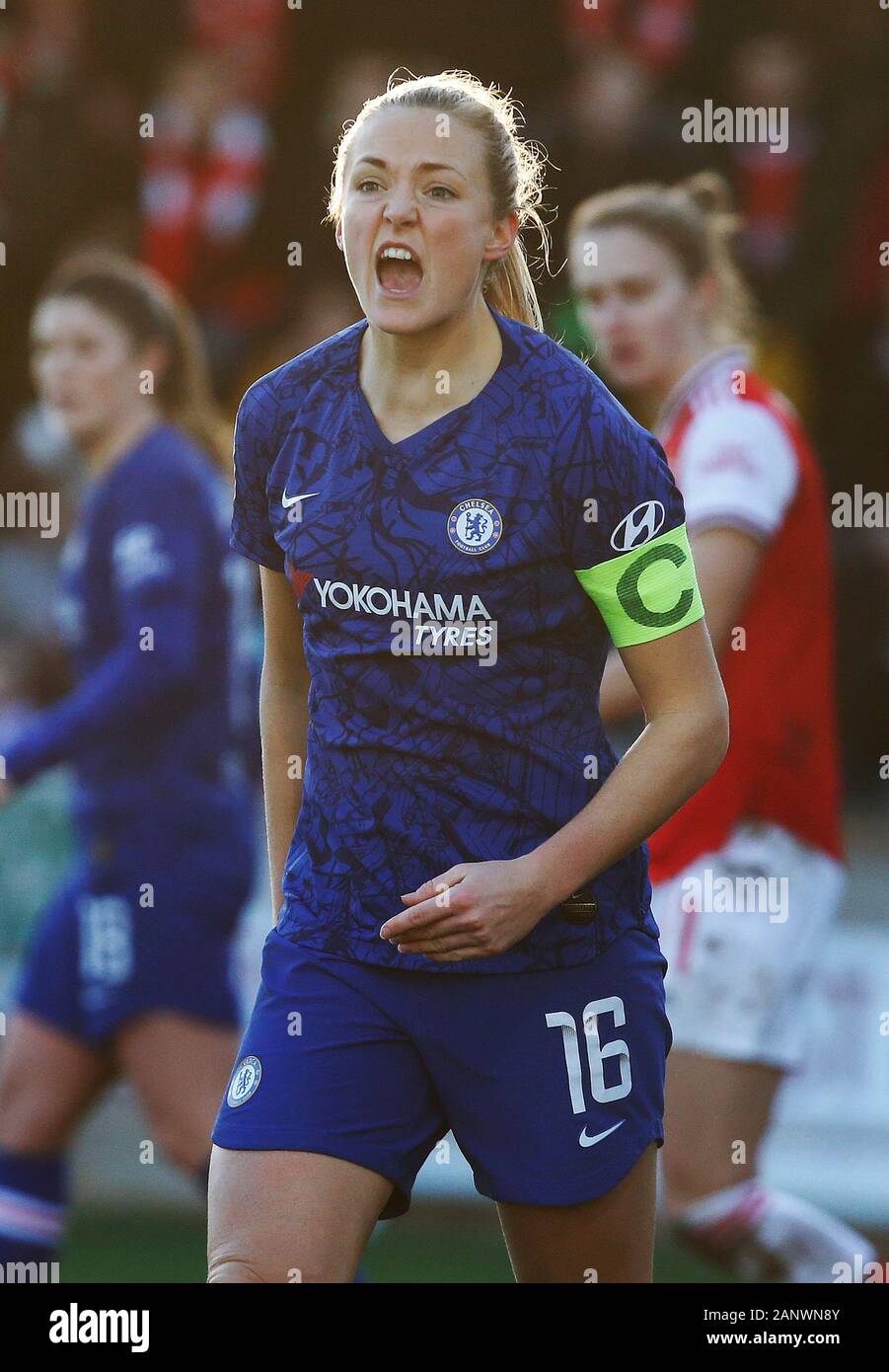 Chelsea Ladies Magdalena Eriksson during Barclays Women's Super League match between Arsenal Women and Chelsea Women at Meadow Park Stadium on January 19, 2020 in Borehamwood, England (Photo by AFS/Espa-Images) Stock Photo