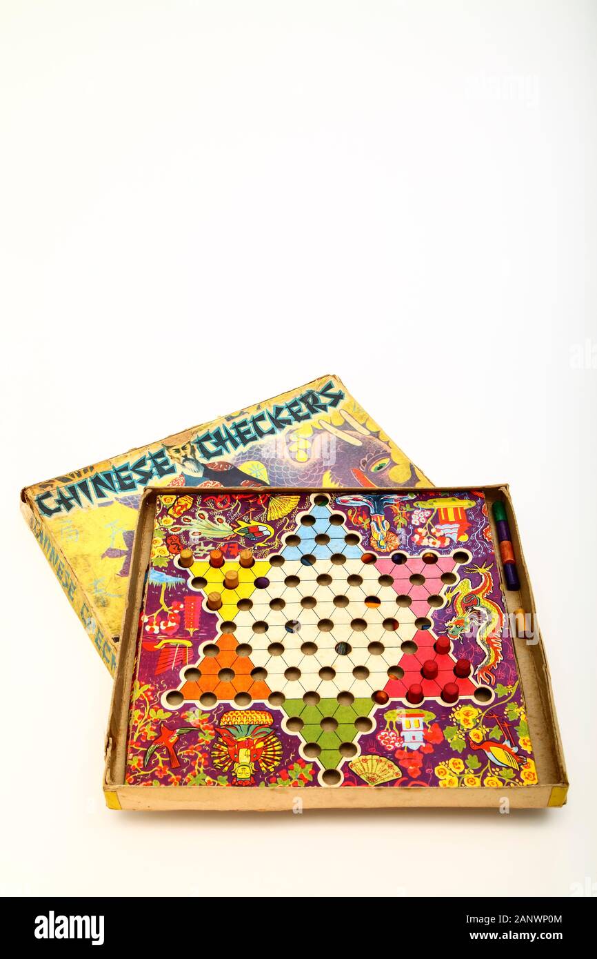 vintage chinese checkers game