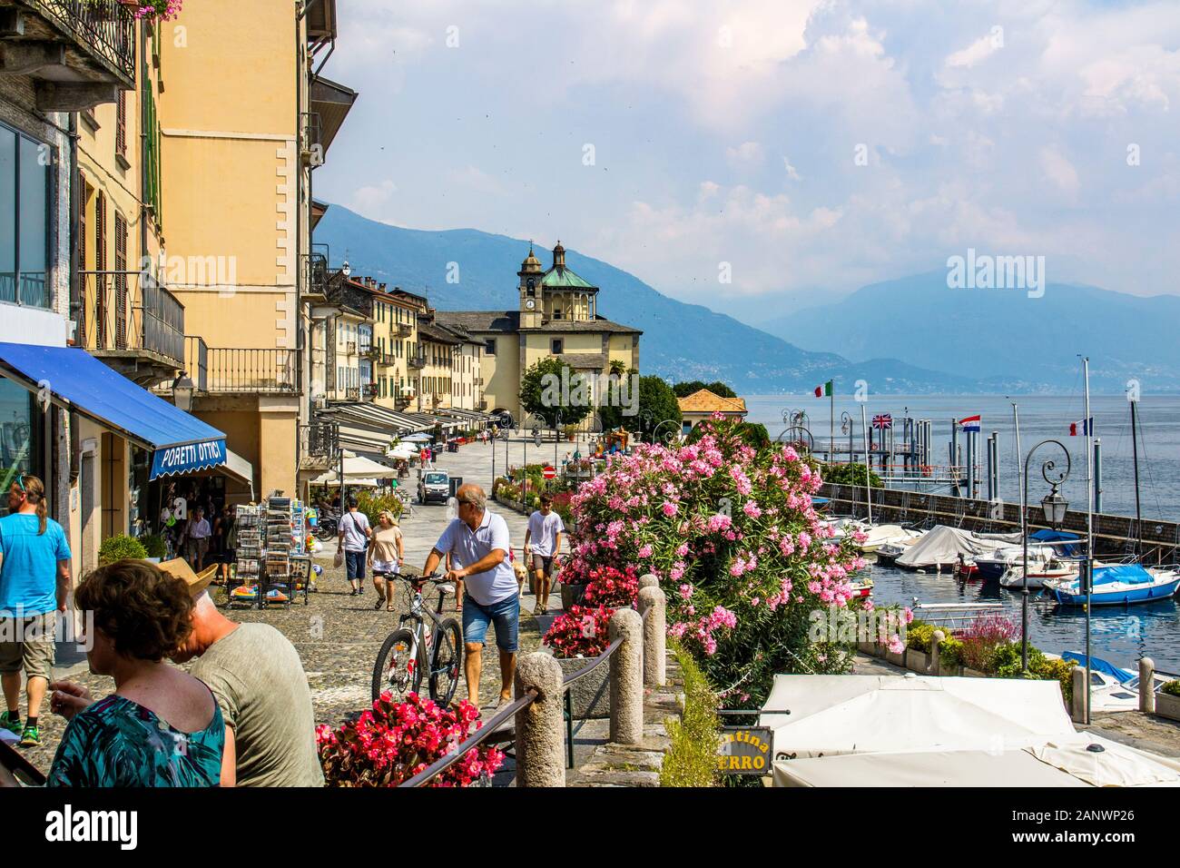 Cannobio, Lago Maggiore, Piemont, Italien Stock Photo