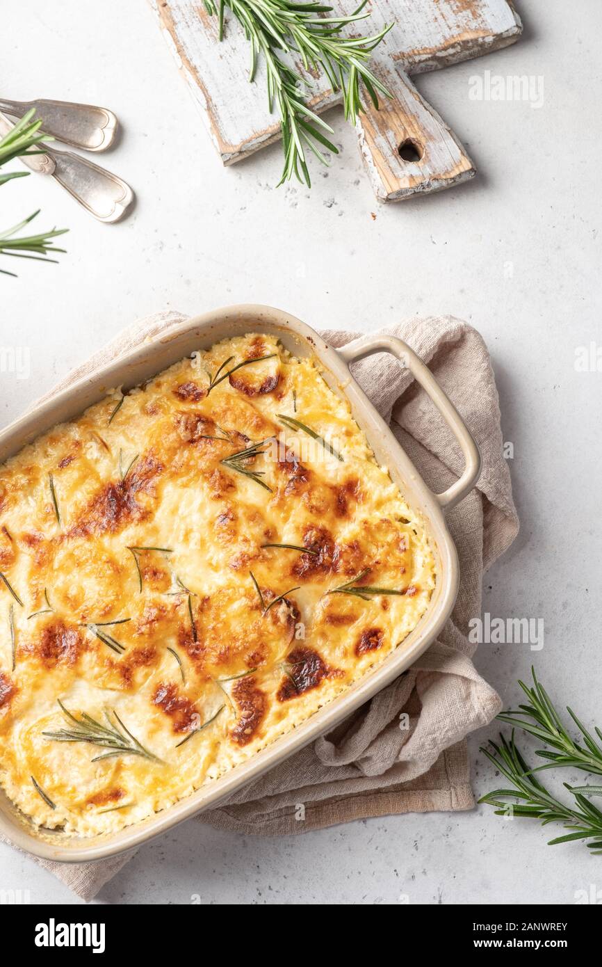 Potato Casserole With Cream Gratin Dauphinois French Cuisine