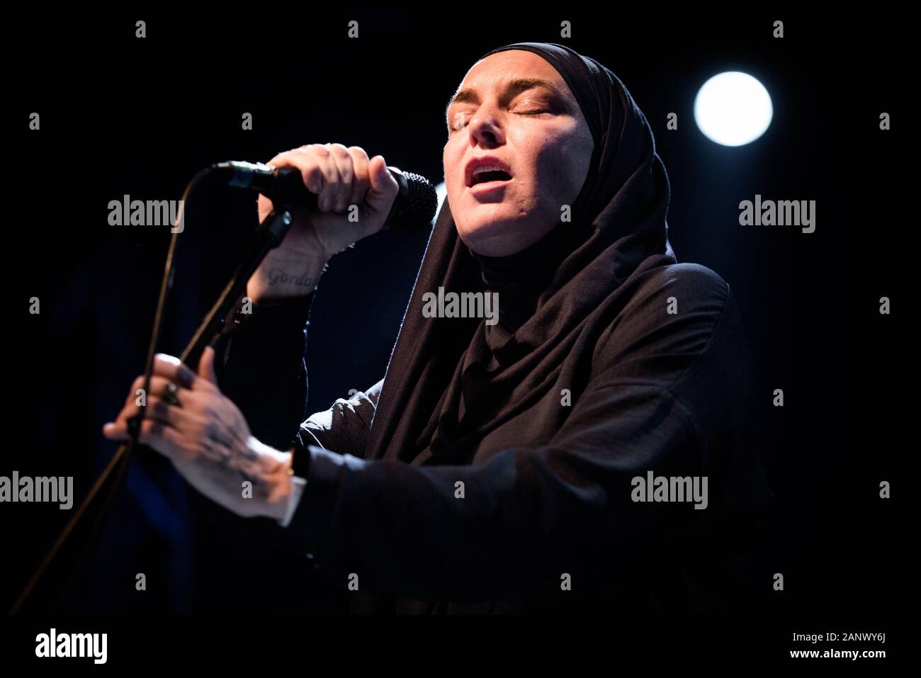 Sinead O'Connor performs live at Hiroshima Mon Amour in Torino, Italy, on January 19th 2020 Stock Photo